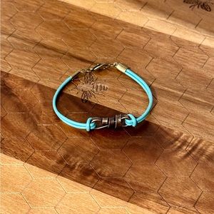 Turquoise Leather bracelet